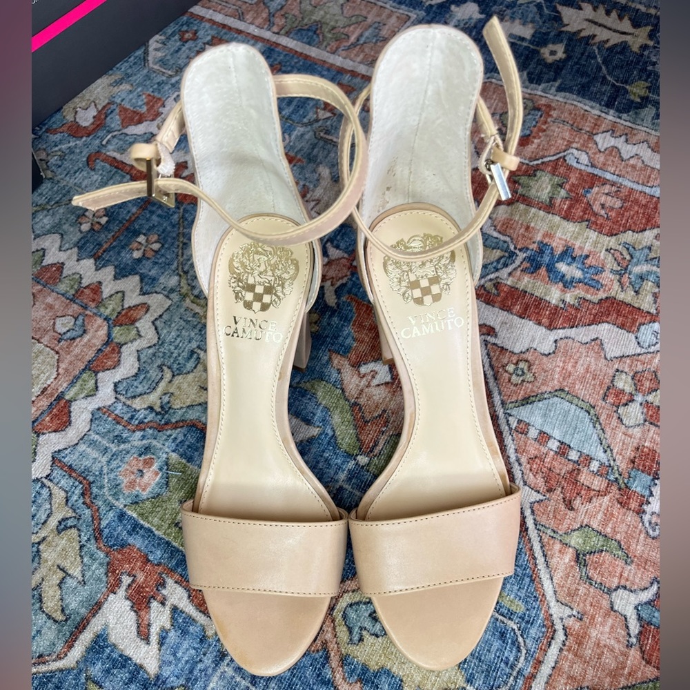 Nude burnished calf